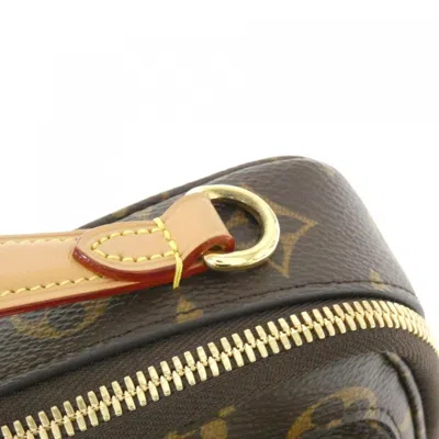 Pre-owned Louis Vuitton Marron Coated Canvas Shoulder Bag ()