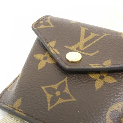Pre-owned Louis Vuitton Marron Coated Canvas Shoulder Bag ()