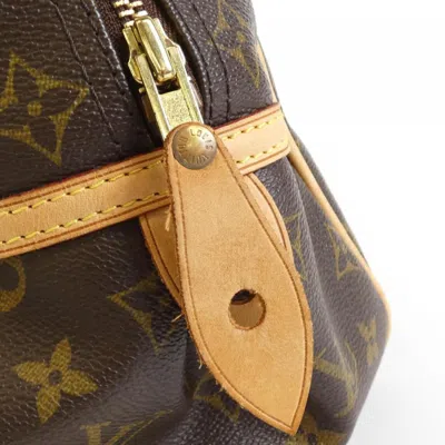 Pre-owned Louis Vuitton Marron Coated Canvas Shoulder Bag ()