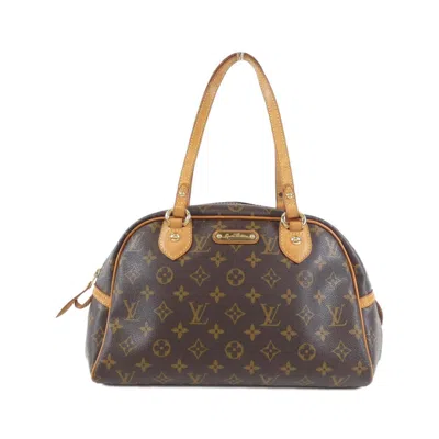 Pre-owned Louis Vuitton Marron Coated Canvas Shoulder Bag ()