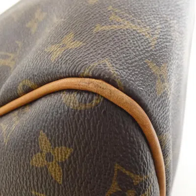 Pre-owned Louis Vuitton Marron Coated Canvas Shoulder Bag ()