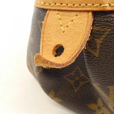 Pre-owned Louis Vuitton Marron Coated Canvas Shoulder Bag ()