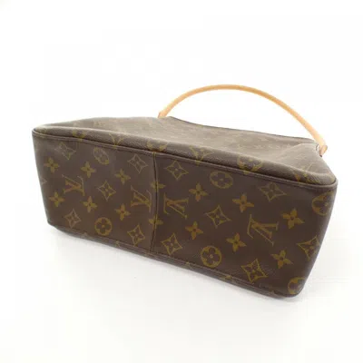 Pre-owned Louis Vuitton Marron Coated Canvas Shoulder Bag ()
