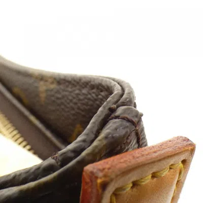 Pre-owned Louis Vuitton Marron Coated Canvas Shoulder Bag ()
