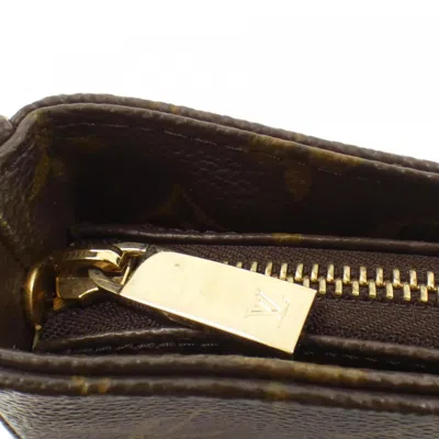 Pre-owned Louis Vuitton Marron Coated Canvas Shoulder Bag ()