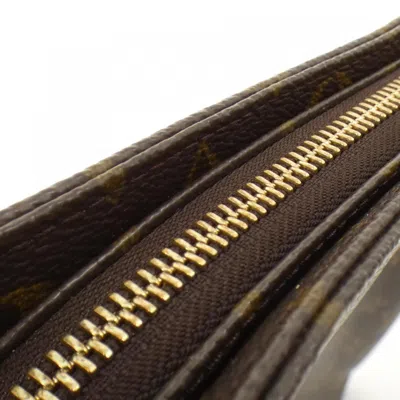 Pre-owned Louis Vuitton Marron Coated Canvas Shoulder Bag ()