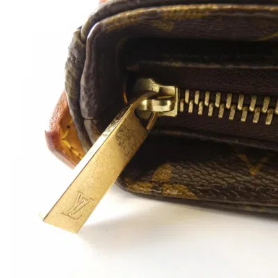 Pre-owned Louis Vuitton Marron Coated Canvas Shoulder Bag ()