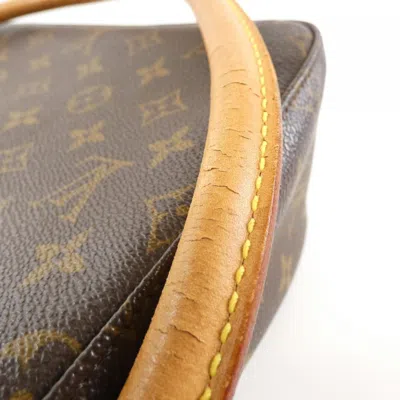 Pre-owned Louis Vuitton Marron Coated Canvas Shoulder Bag ()