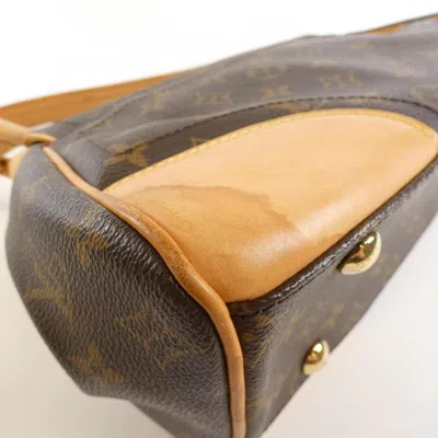 Pre-owned Louis Vuitton Marron Coated Canvas Shoulder Bag ()