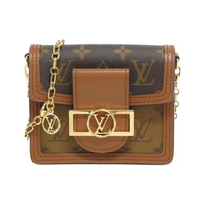 Pre-owned Louis Vuitton Marron Coated Canvas Shoulder Bag ()