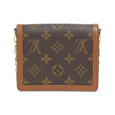 Pre-owned Louis Vuitton Marron Coated Canvas Shoulder Bag ()