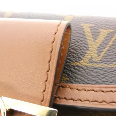Pre-owned Louis Vuitton Marron Coated Canvas Shoulder Bag ()