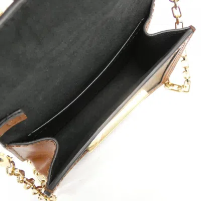 Pre-owned Louis Vuitton Marron Coated Canvas Shoulder Bag ()