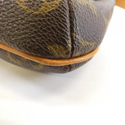 Pre-owned Louis Vuitton Marron Coated Canvas Shoulder Bag ()