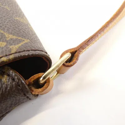 Pre-owned Louis Vuitton Marron Coated Canvas Shoulder Bag ()