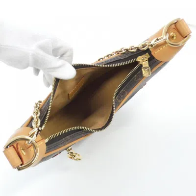 Pre-owned Louis Vuitton Marron Coated Canvas Shoulder Bag ()
