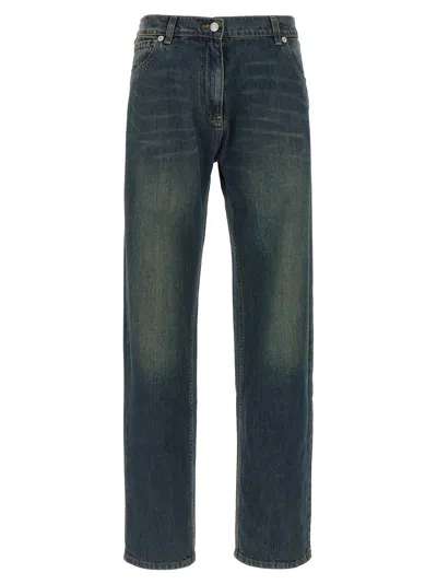 Magda Butrym Stonewashed Five-pocket Straight-leg Jeans