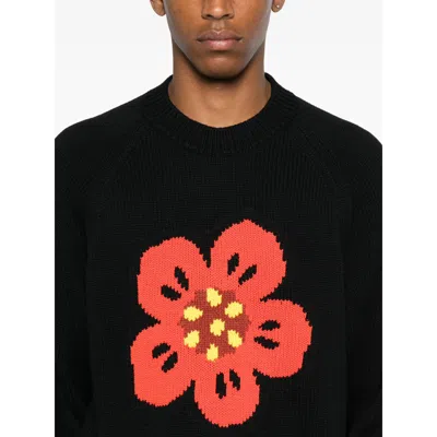 Kenzo Boke Flower Sweater In Black