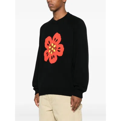 Kenzo Boke Flower Sweater In Black