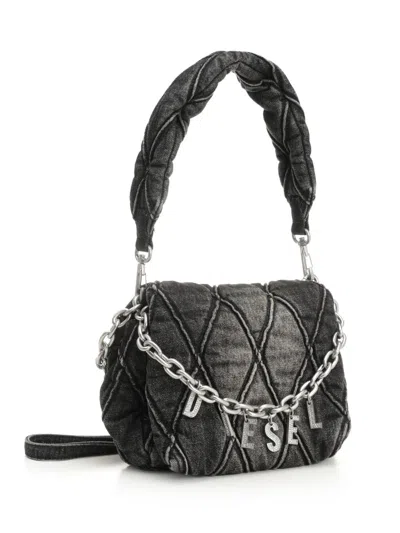 Diesel Charm-d Shoulder S Shoulder Bags Black