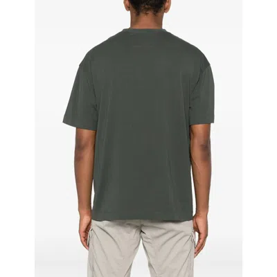 C.p. Company Mens Cp Company Sailors Graphic-print Short-sleeve Cotton T-shirt In Green