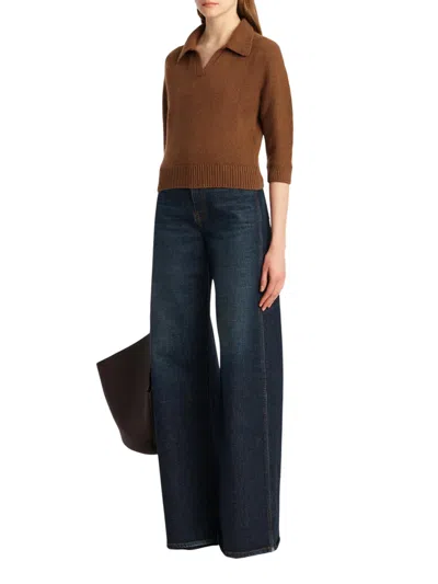 Khaite Kerrie Mid Rise Straight Jeans