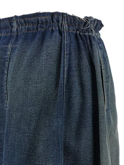Mm6 Maison Margiela Denim Skirt Skirts Blue In Blue