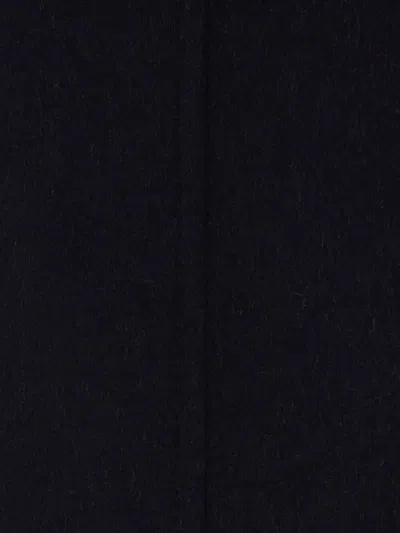 Brunello Cucinelli Double-breasted Wool Coat With Peak Lapels In Blue