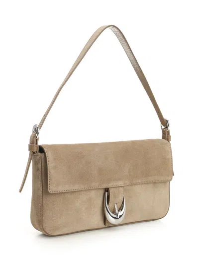 Staud Gray Tote Bags In Neutral