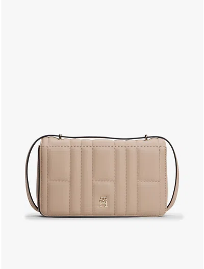 Tommy Hilfiger Quilted Snap In Neutral