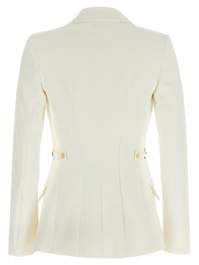 Elisabetta Franchi Single-breasted Blazer In White
