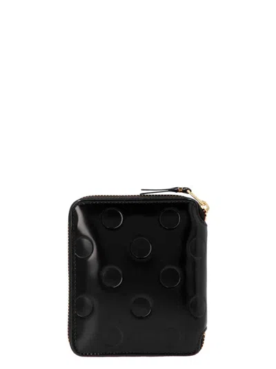Comme Des Garçons Wallet 'polka Dots Embossed' Wallet