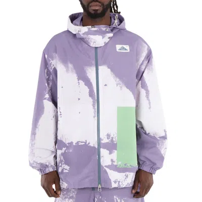 Oamc Man Jacket Lilac Size L Recycled Polyester In Multi