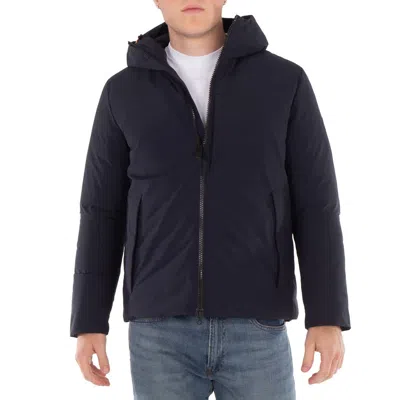 Save The Duck Obione Hooded Jacket In Blue In Blue