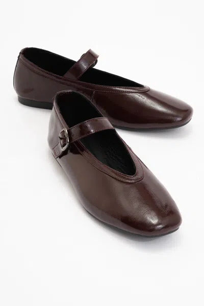 Forever & Always Shoes Matilda Leather Mary Jane Flats