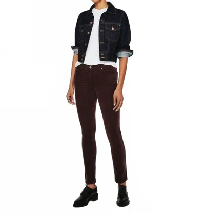 Ag Mari Corduroy Pants Rich Umber In Brown