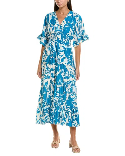 Maison Maar Maxi Dress In Blue