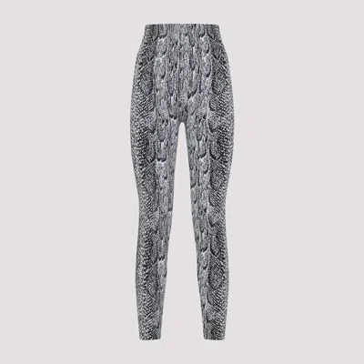 Wolford Python Print High Waist Leggings In Gray