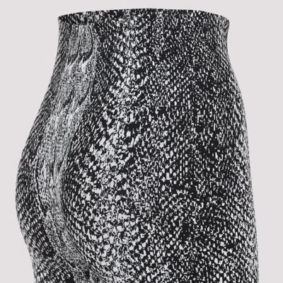 Wolford Python Print High Waist Leggings In Gray