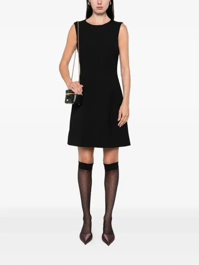 Dolce & Gabbana Leopard-print Lining Sleeveless Mini Dress Clothing