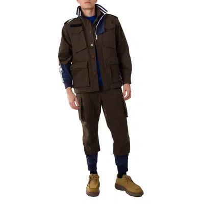 Kolor Beacon Men's Khaki Docking Jacket In Brown