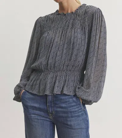 Velvet By Graham & Spencer Blen Top In Navy In Black