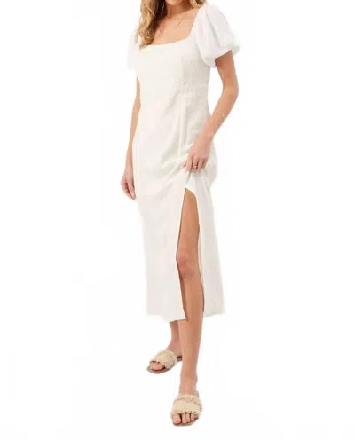 Kylie Paige Kris Midi Dress In Cream