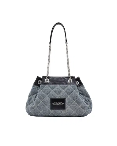 Marc Jacobs The Quilted Denim Chain Sack Bag