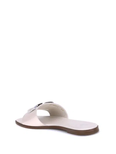 Valentino Patent Leathe Vlogo Slide Sandals