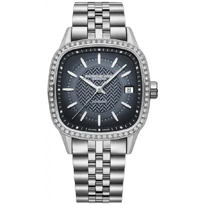 Raymond Weil Freelancer Automatic Blue Dial Diamond Bezel Steel Women's Watch 2490-sts-50051