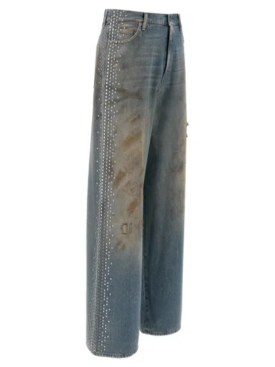 Golden Goose Melody Jeans Blue In Blue