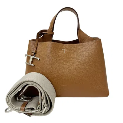 Pre-owned Tod's Leather Handbag Shoulder Bag ()