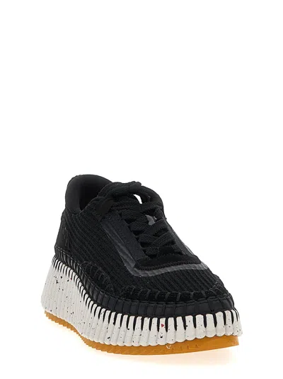 Chloé Nama Lace-up Sneakers