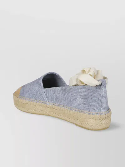 Tory Burch Cap-toe Espadrille With Woven Jute Sole